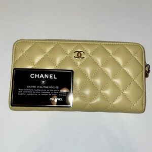 Chanel Zip Around Wallet